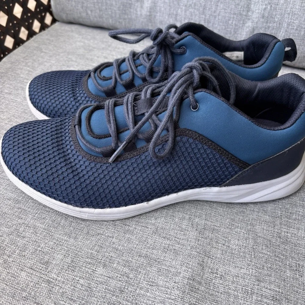 Vionic Christina Podiatrist Designed Mesh Lace-up Sneakers Navy‎ Blue Sz 8